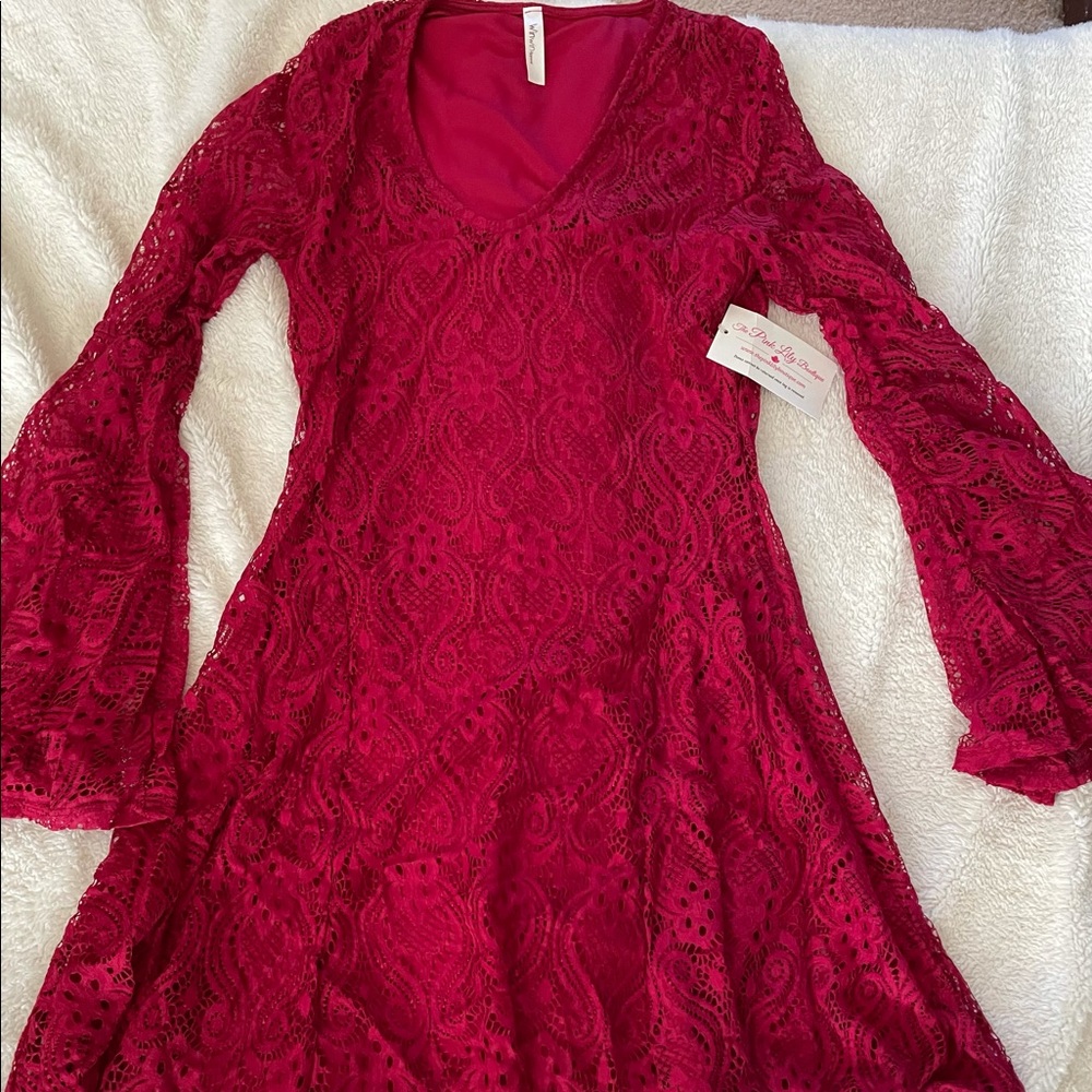 Dress pink lily boutique